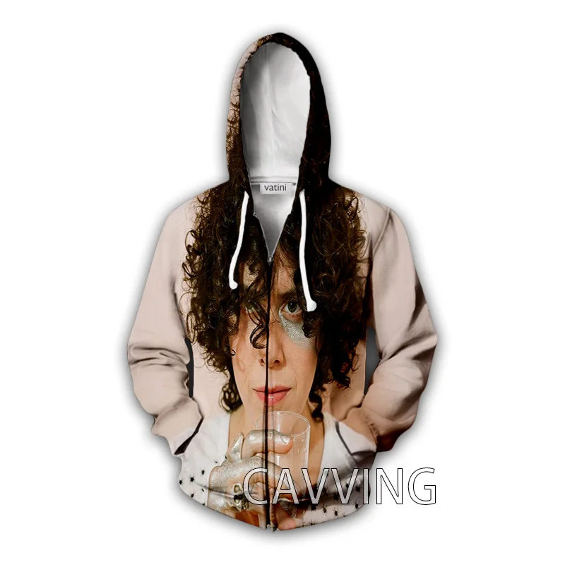 New Fashion 3D Print Laura Pergolizzi Zipper Hoodies Zip Up Hooded Sweatshirts Harajuku Hoodie Hip Hop Hoodies Sweatshirts  Z01