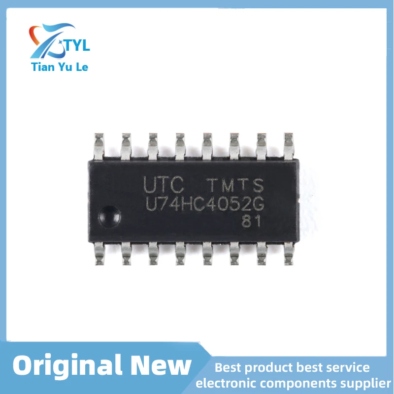 New original  U74HC4052G-S16-R SOP-16 Dual 4-Channel Analog Multiplexer/Demultiplexer