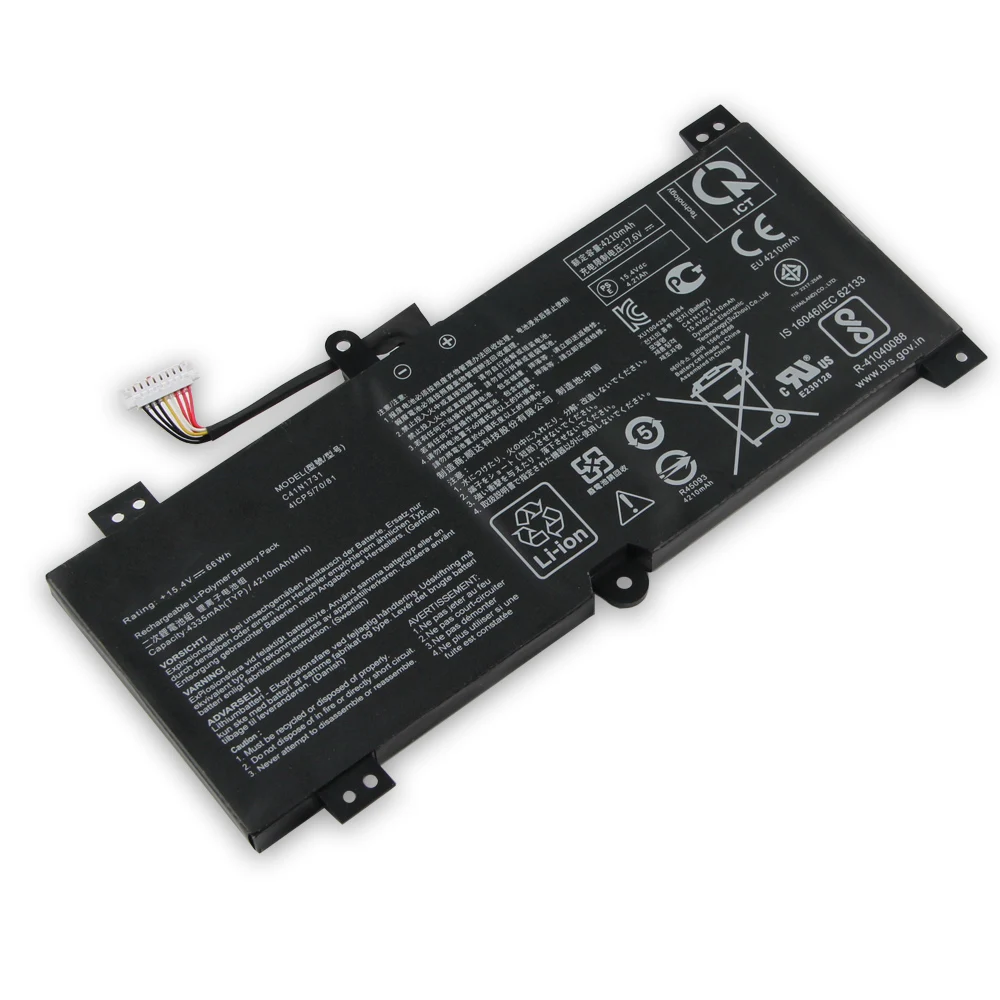 NEW Replacement Battery C41N1731 For ASUS ROG LG531G GMG712L G731GU LG532L  GL504 GL504G GL504GM GL504GW G731GU G731GV 4210mAh
