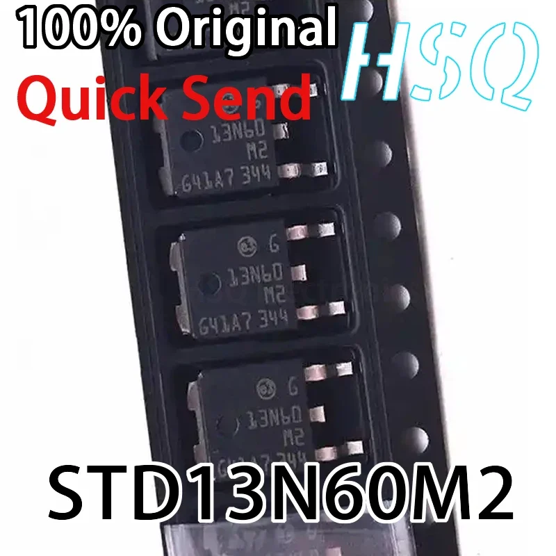 5PCS 13N60M2 STD13N60M2 Brand New Stock TO-252 600V 11A