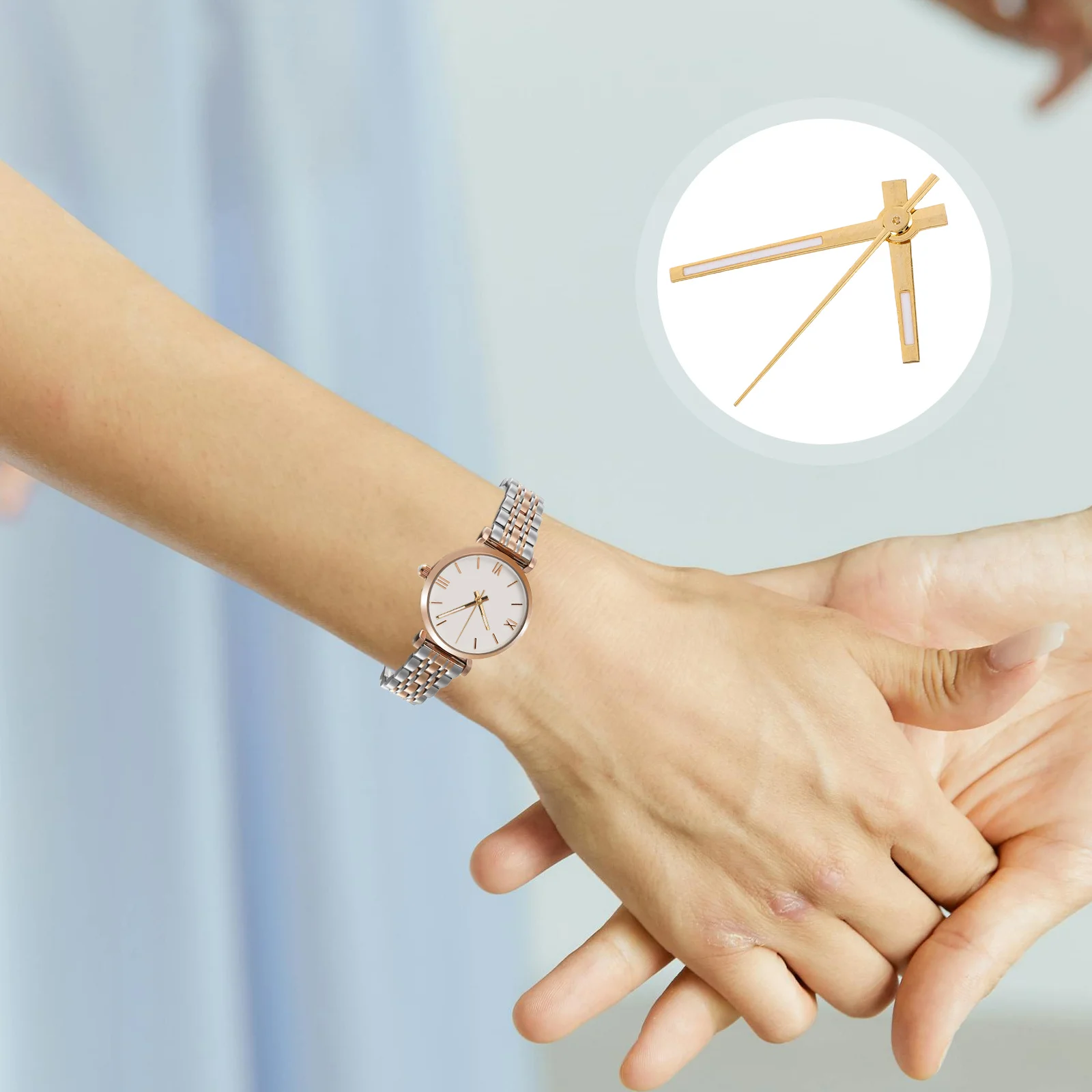 1Set Green Luminous Watch Hands Replacement for Movement Hour Minute Second Pointer Repair Kit Night Light Wristwatch DIY