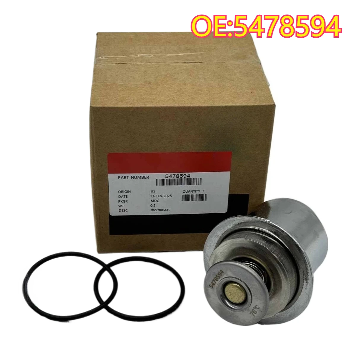 

High quality New For 5478594 Nieuwe Cummins 5284903THERMOSTAAT OEM voor QSL8.9