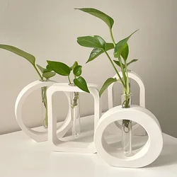 4PCS Flower Vase Silicone Mold Crystal Epoxy Resin Hydroponic Plant Container Vase Silicone Mold Flower Breeding Station Mold