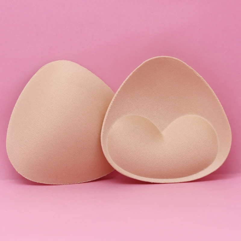 1Pair Sponge Push Up Bra Pads Set for Women Invisible Insert Swimsuit Bikini Breast Enhancers Chest Cup Pads Accessories