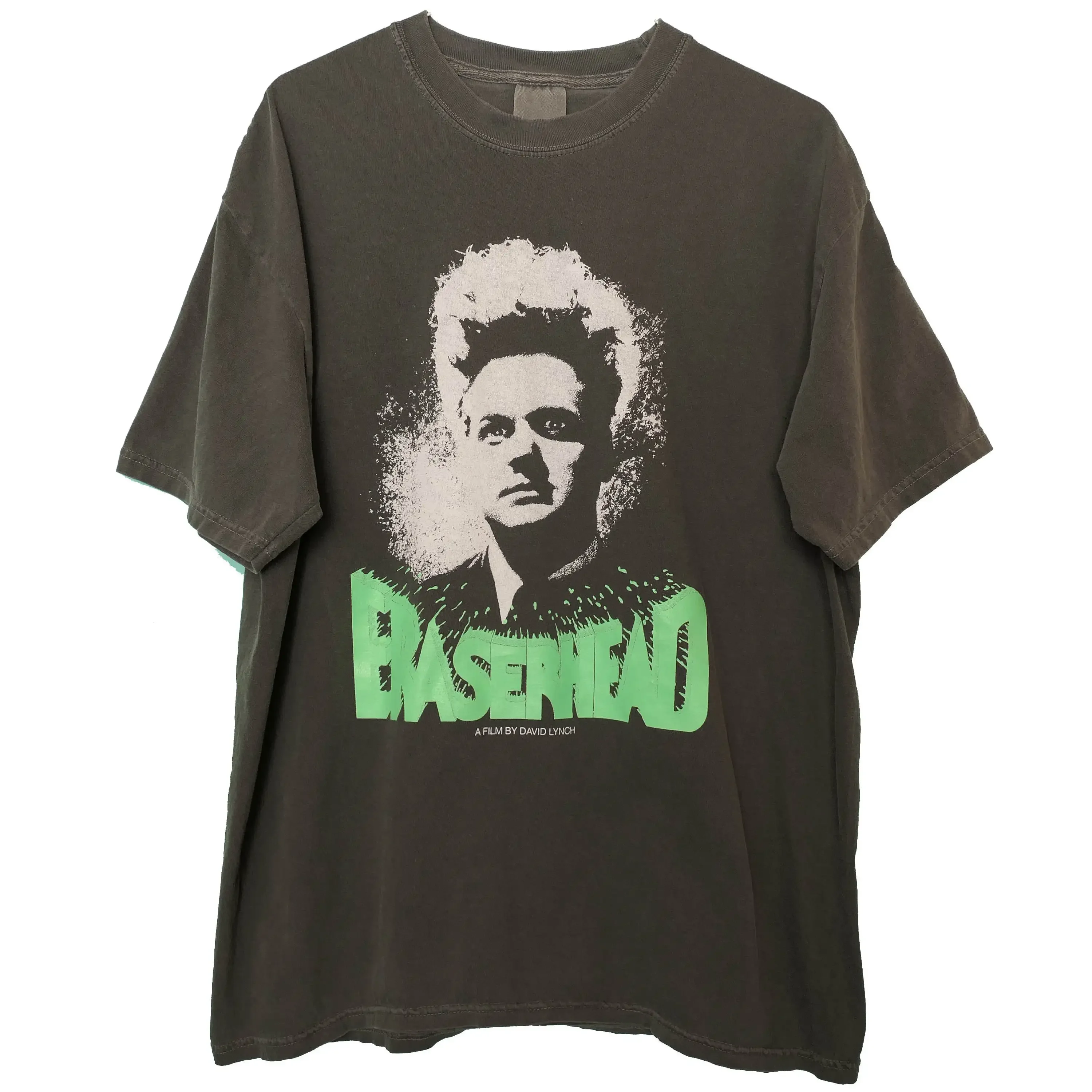 Eraserhead David Lynch cuerpo surrealista crianza de terror Twin Peaks creator Avant Garde camiseta Boxy descolorida