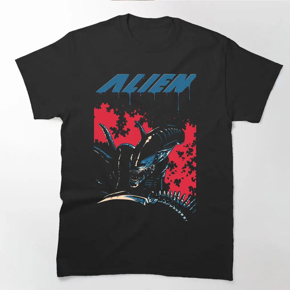 

80s vintage Horro movie Alien Graphic clothes 0731 Ripley Sacry sic fi Space Monster Xenomorph Gift T shirt All size Tops S-6XL