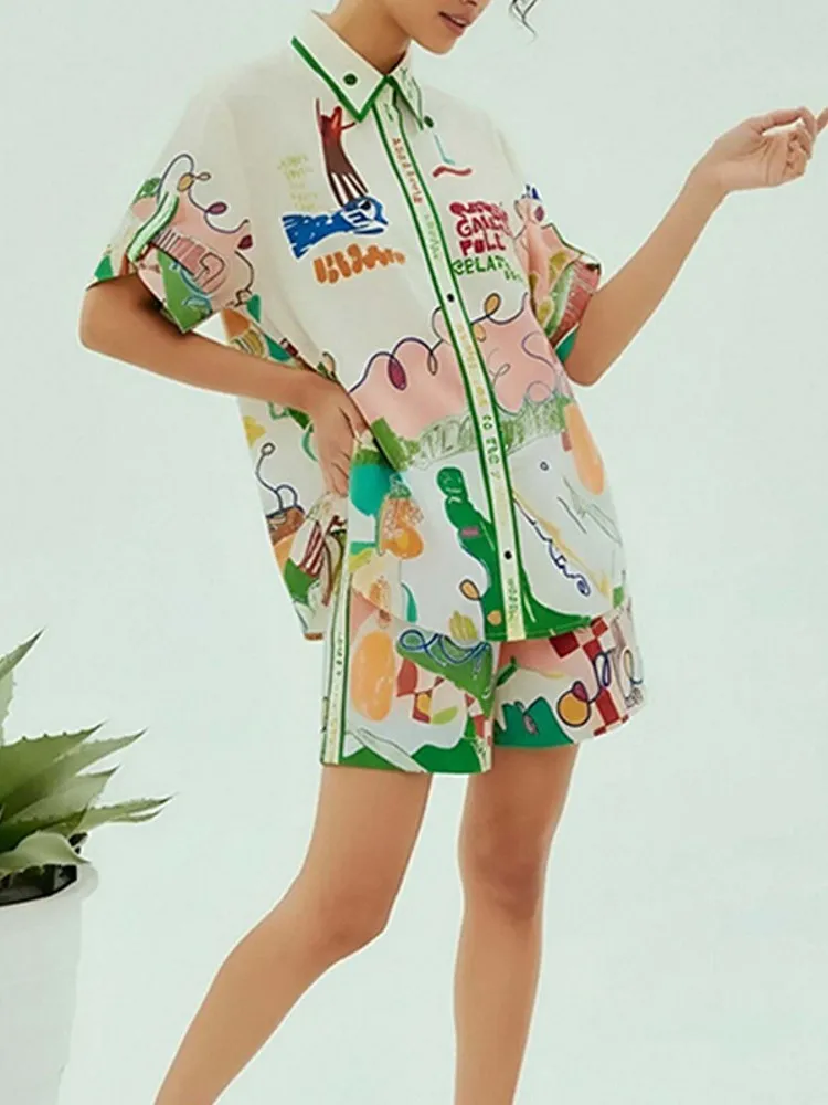 Ensemble 2 pièces Sexy pour femmes, mode printemps été 2026, chemise à manches courtes à rayures, hauts et Shorts, tenue assortie