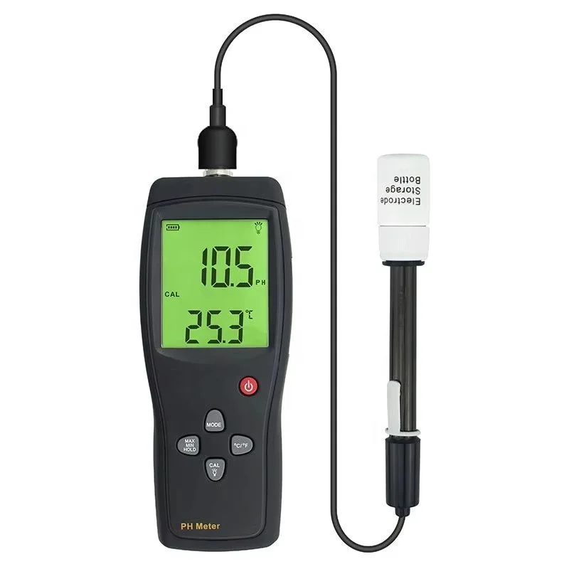 Low Cost Handheld pH Level Analyzer Portable pH Meter With Backlit for Pond Shrimp Farm Hydroponics School Use Swimming Pool