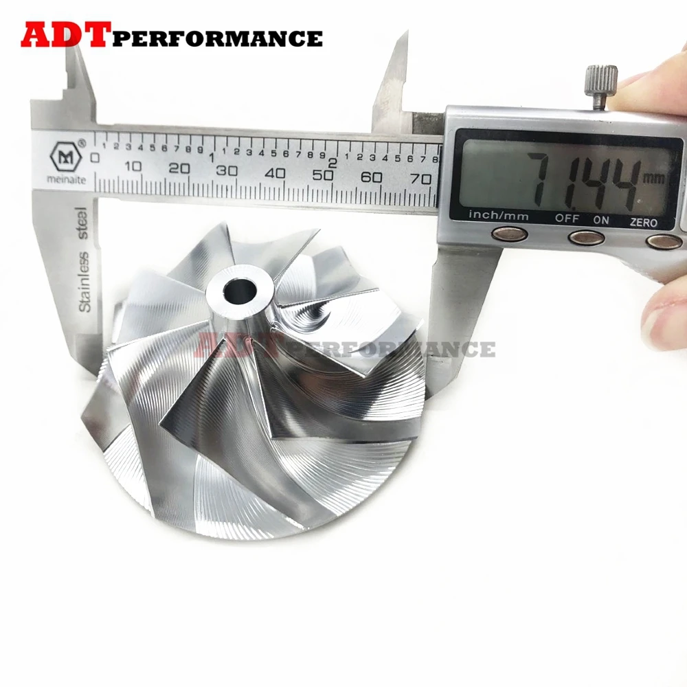 Billet GTX3071R Turbo Compressor Wheel Part Turbine Alex and Wheel Gen II 851154-5002S Point Milled Billet Wheel