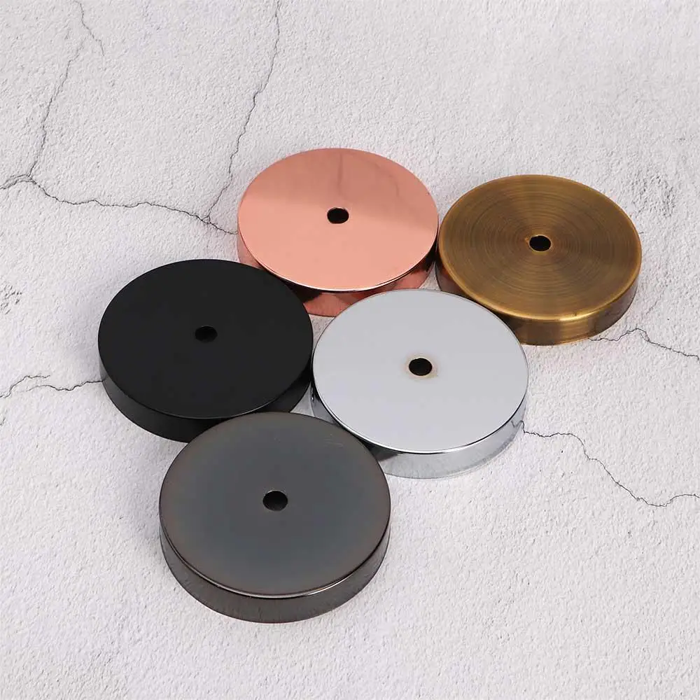 Colors Decoration Home Lighting Fitting Round Pendant Lamp Holder Lamp Base Holder Ceiling Base Plate Pendant Light Accessories