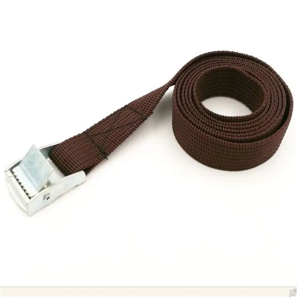 2cm X 12 Meters -pressure Buckle Webbing Bundle with Luggage Fixed Tensioner Tied Object Cargo Tightening Belt Packaging Rope