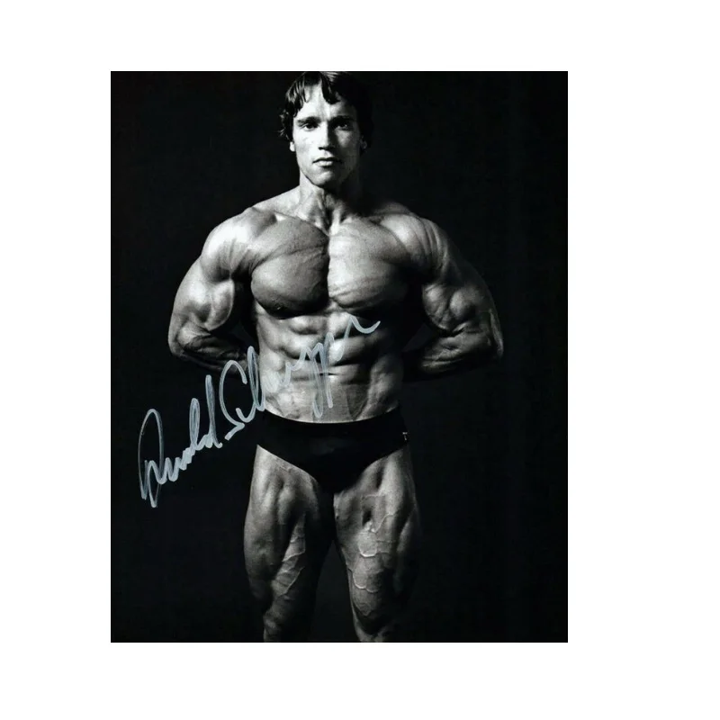 Arnold Schwarzenegger Autographed Signed, Print Art Canvas Poster, For Living Room Decor, Home Wall Picture