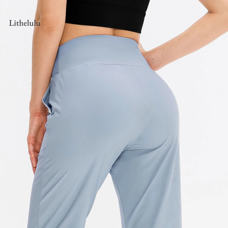 High Waist Women Gym Sweatpants Running Track Pants Workout Quick Dry Yoga Leggins Casual Fitness Tapered Joggers Pants