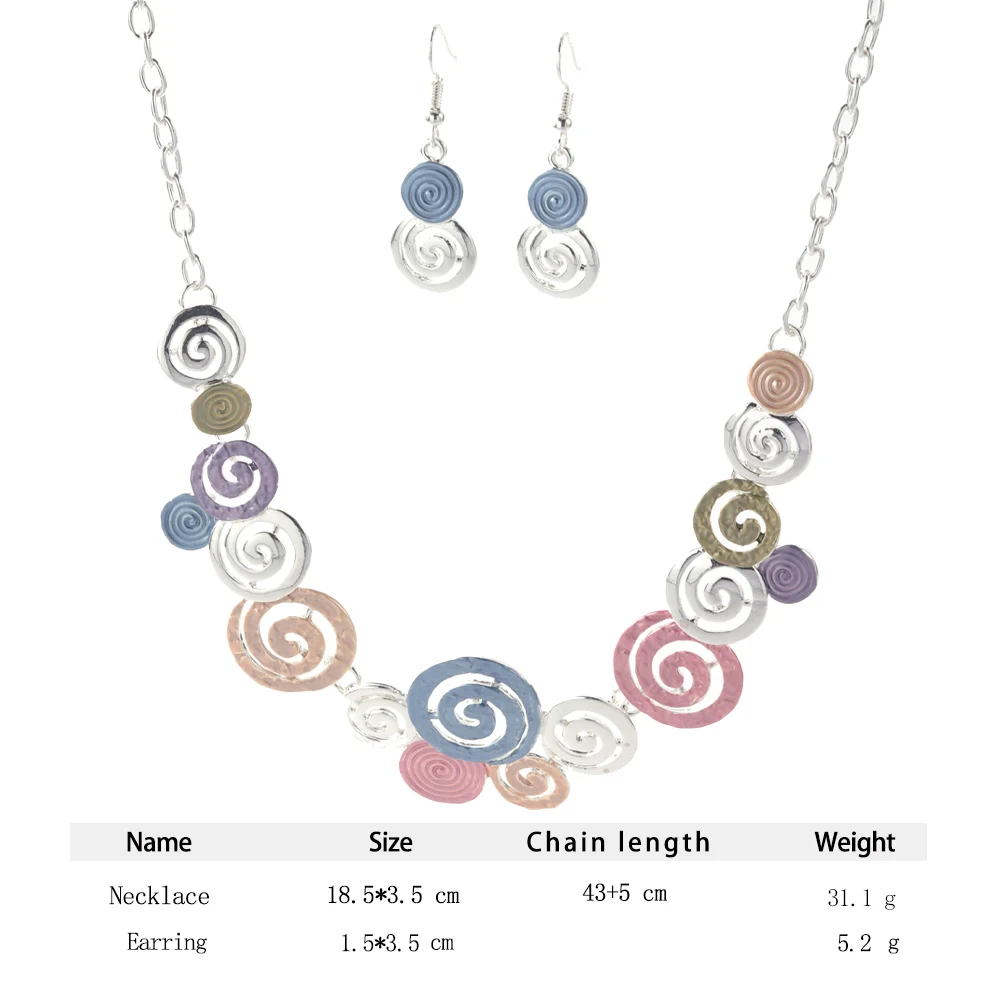 2024 Jewelry Sets Women\'s Original Design Threaded Geometric Earrings Necklace Set Mother\'s Day Gift Banquet Accessories for Mom