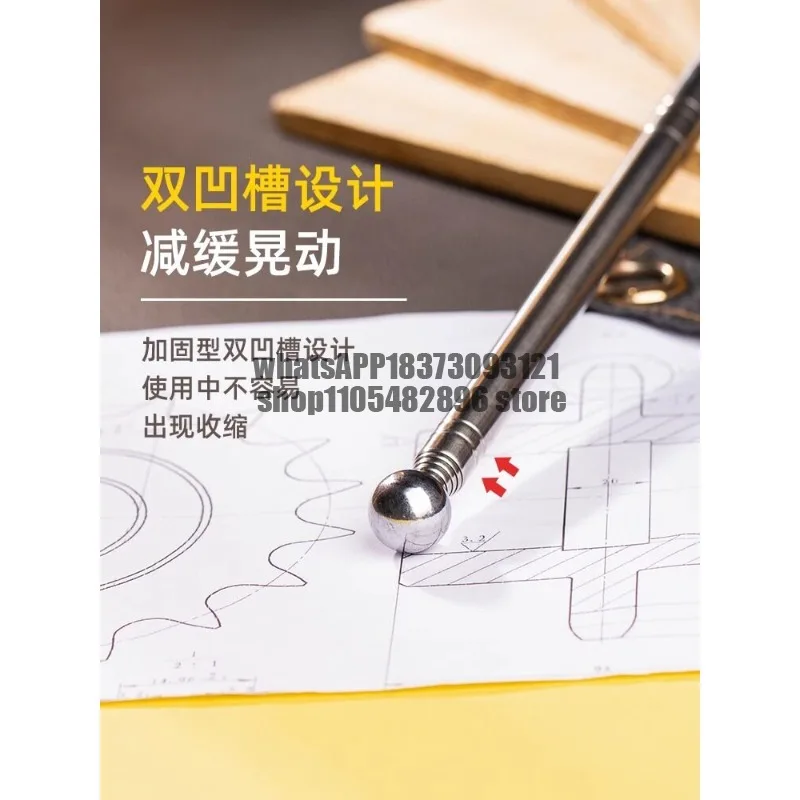 Hollow drum hammer inspection set Thickened and bold acceptance stick Beats tile empty drum