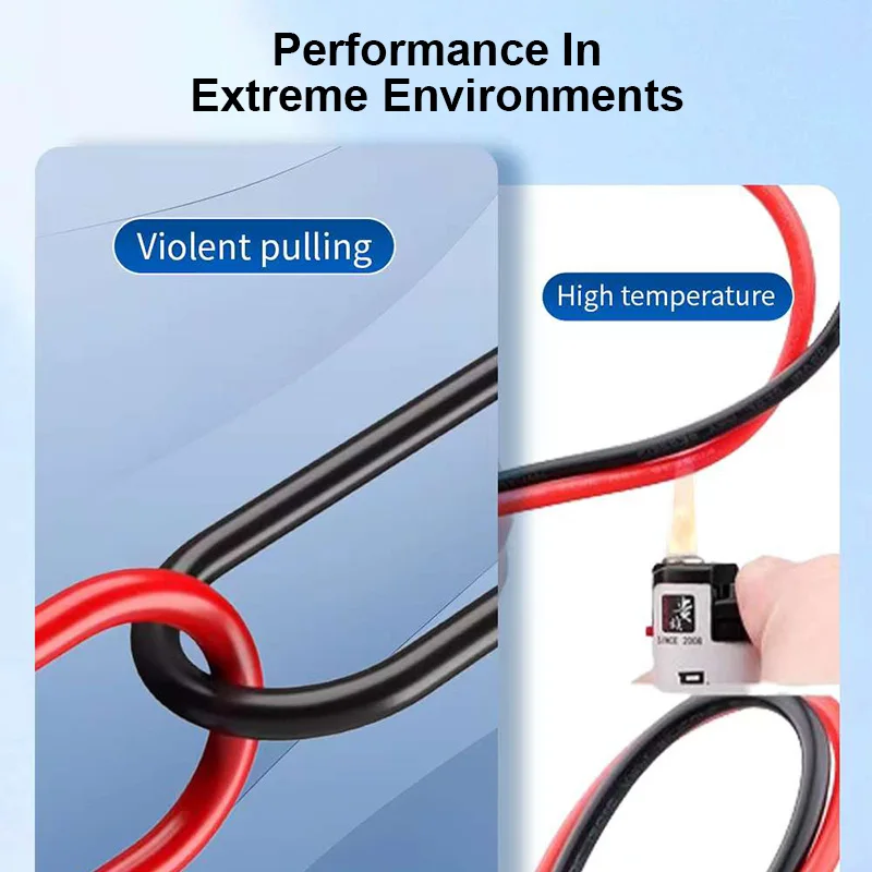 JCID ZF005 Multímetro Pen Probe, Ultra-Sharp, Soft, Anti-Scalding, Fio de Silicone para Multímetro Digital