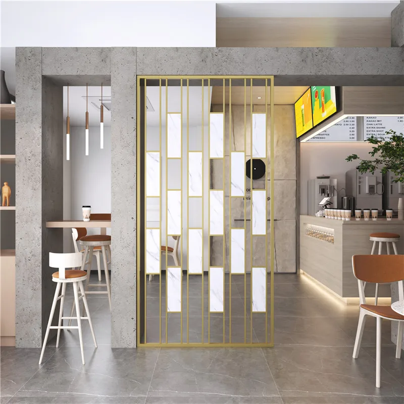 Industrial style office partition, restaurant booth, bubble tea shop, private room, wrought iron screen