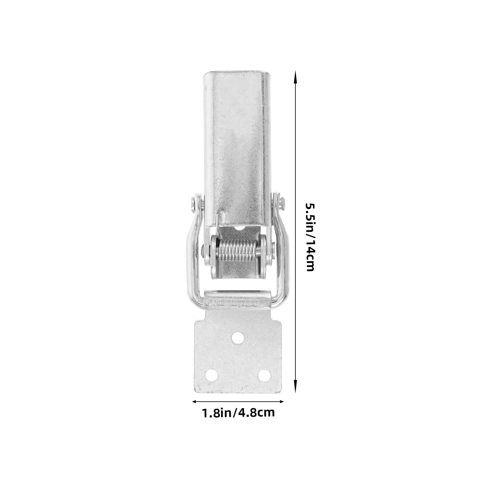 Carbon Steel Spring Loaded Latch Buckle Clip for Trailer Truck Bed Compartments Cabinet Doors Luggage Trunks Drawer Hardware