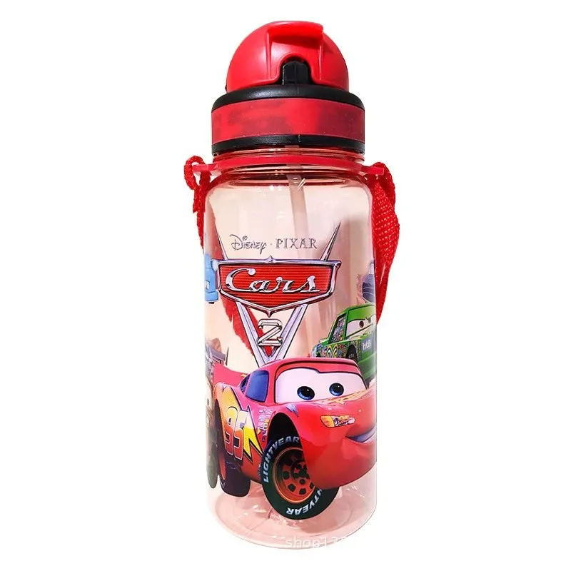 Disney Mickey Mouse Cartoon cups With straw kids snow White cars frozen Sport Bottles girls Princess Sophia Feeding cups