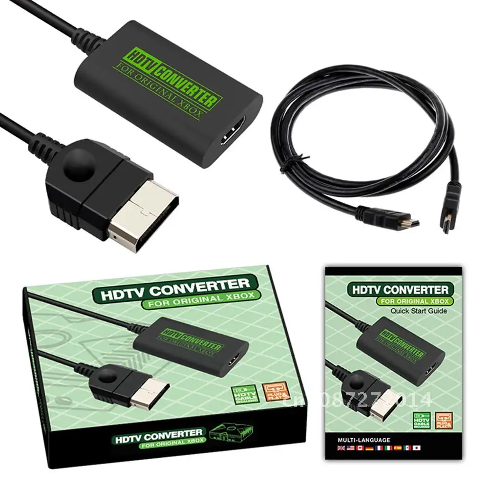 

Xbox HDMI-compatible Converter Original Console Digital Video Audio Adapter for XBOX 480P 720P 1080i for HDTV Monitor