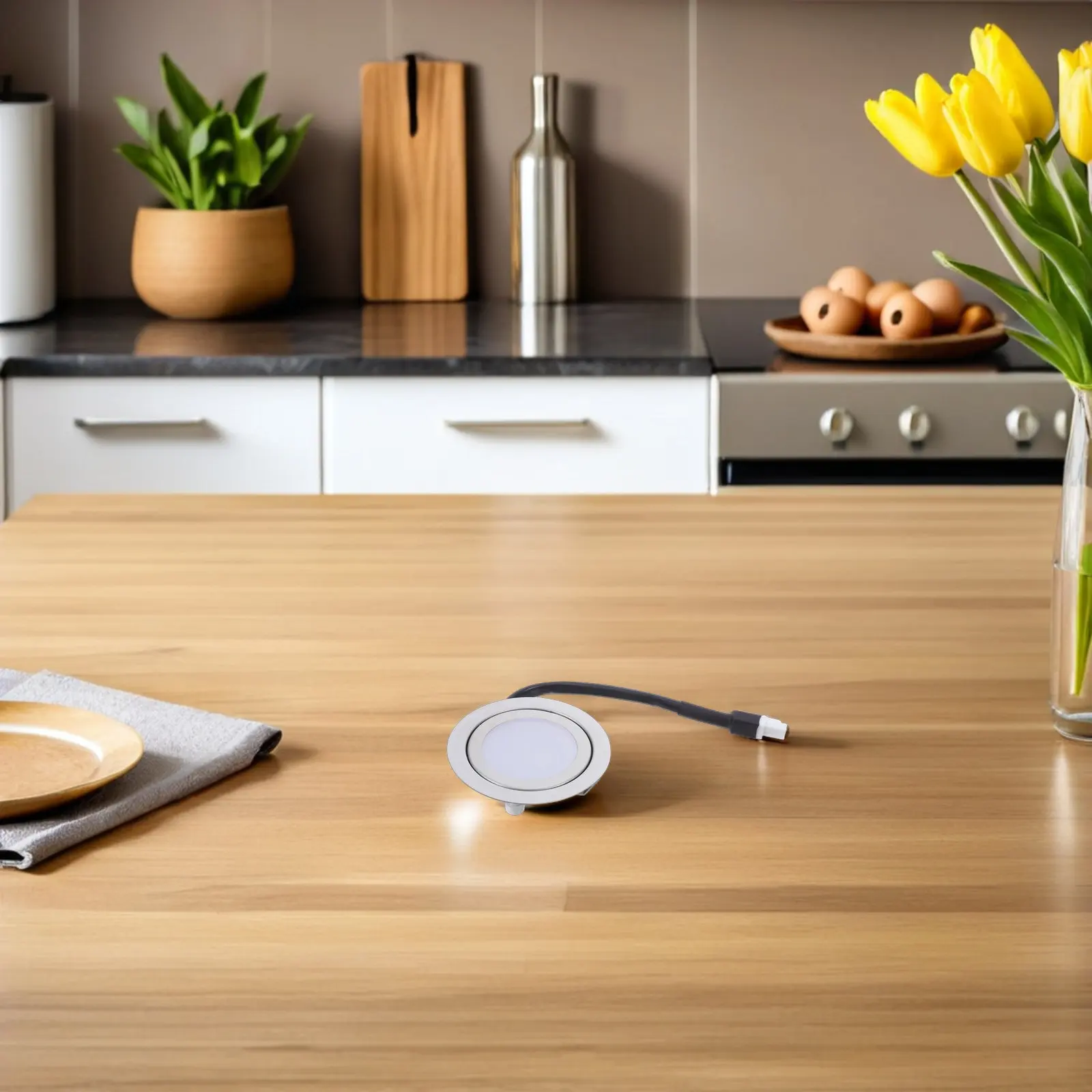 

Светодиодная лампа для вытяжки DC12V 1.5W, встраиваемая, ярко-белая 6000K, сменная LED-лампа для кухонной вытяжки/плиты