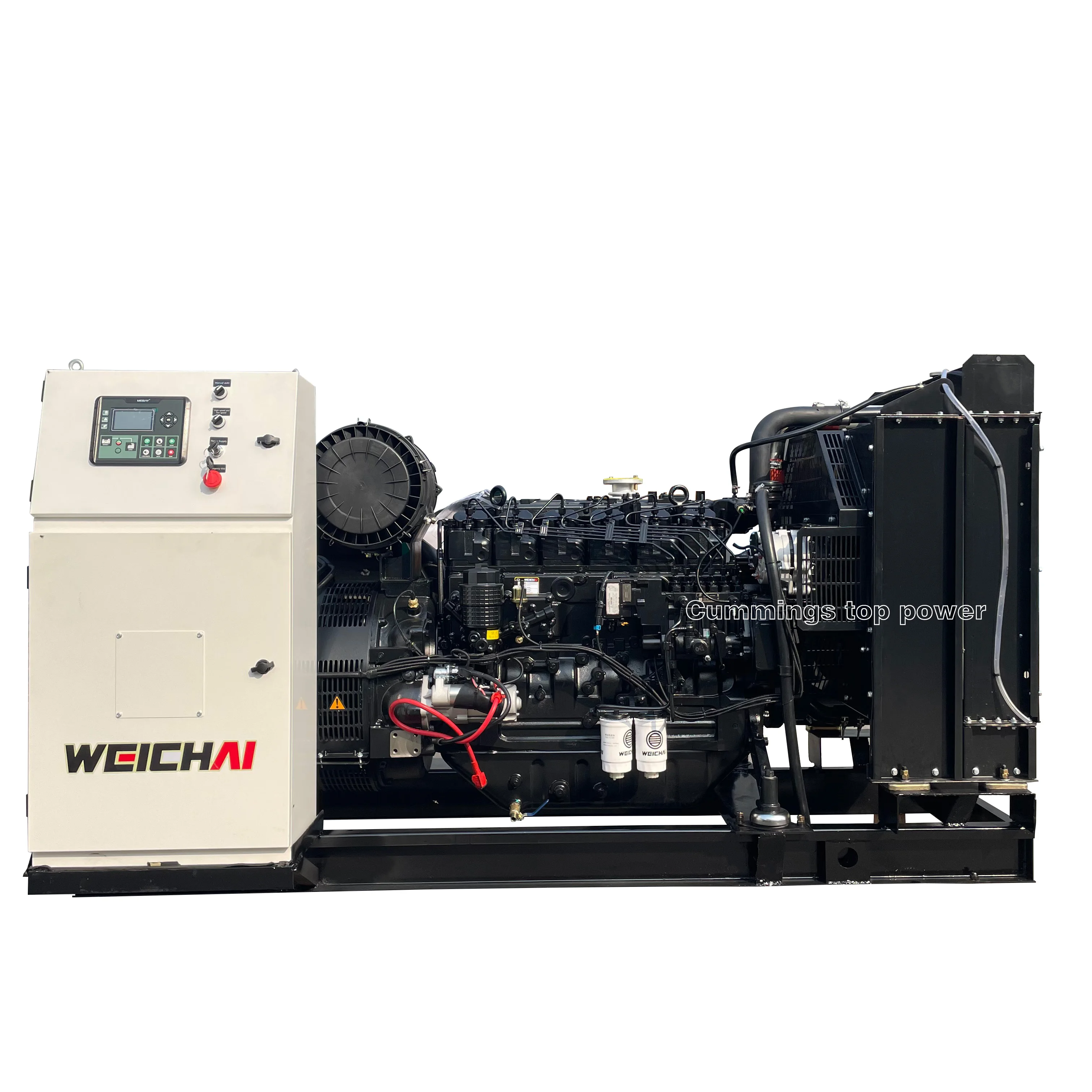 Factory Wholesale High Quality New Design Weichai 120kw Super Open Open diesel Generator with ATS