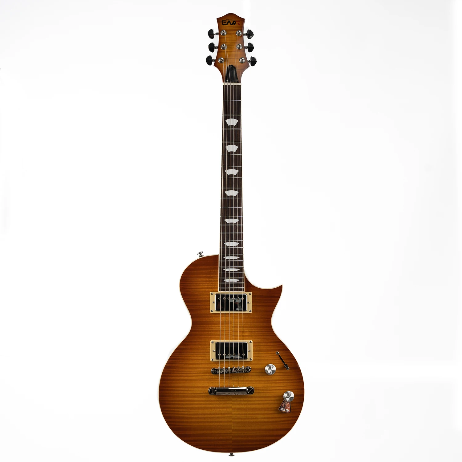 Eart Guitars EGLP-620 Flame Maple Top Locking Tuners Coil Split
