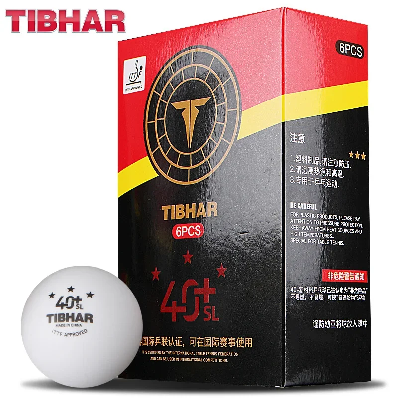 

TIBHAR 3-звездочный бесшовный мяч для настольного тенниса 40+ новых мячей для пинг-понга с одобрением ITTF из АБС-пластика для профессиональных тренировочных соревнований спортсмена