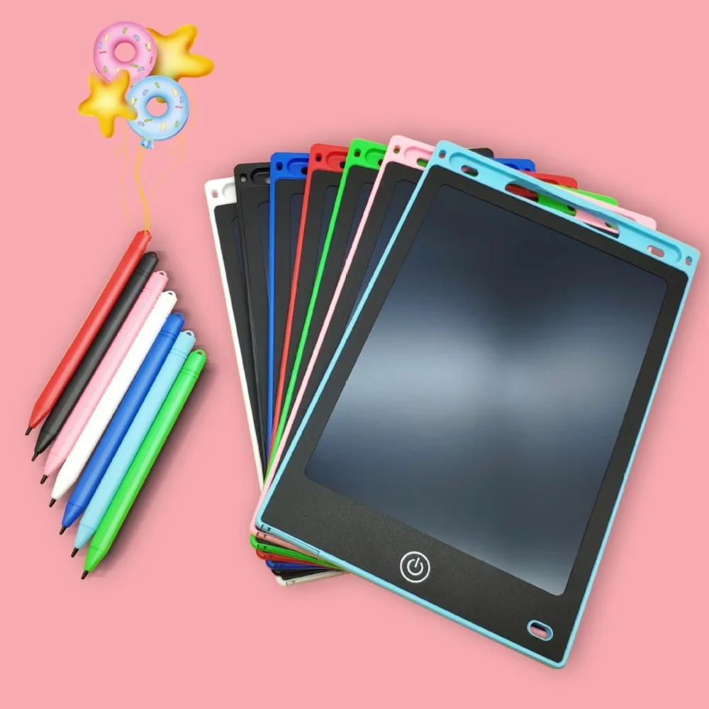 อิเล็กทรอนิกส์ LCD กระดานเขียนของเล่นเด็ก Graffiti หน้าจอสีสันสดใสกระดานข้อความของขวัญ