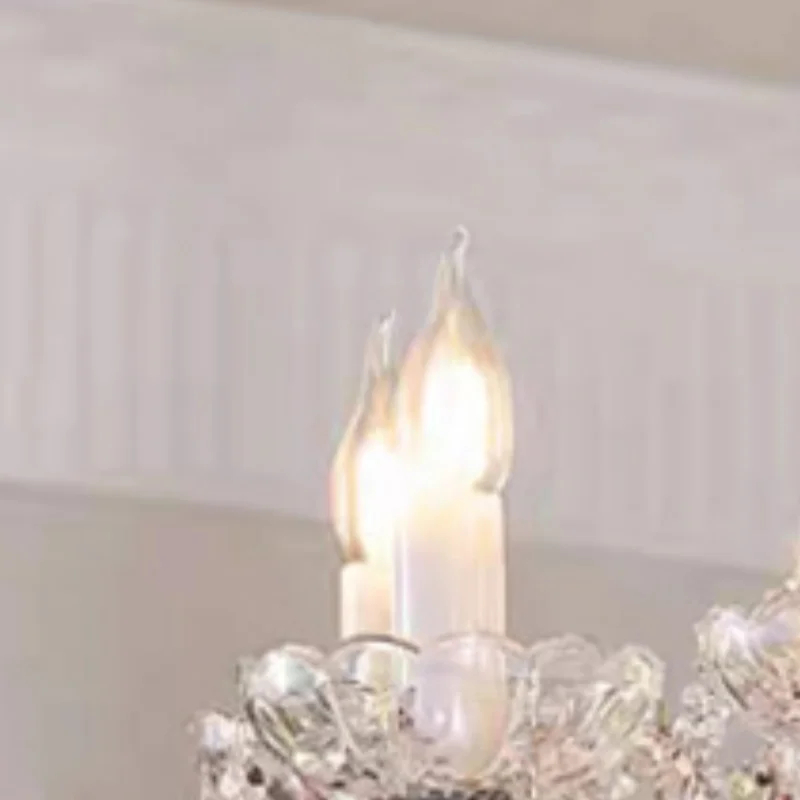 Luxury Crystal Candlestick Chandeliers Dining Table Light Modern Ceiling Chandelier for Living Room Ceiling Pendant Lamp Lustre