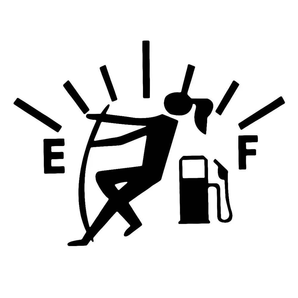 Reflective Car Sticker Full Hella Flush Exterior Accessories Funny Car Sticker Pull Fuel Tank Cover Pointer 1 Pcs