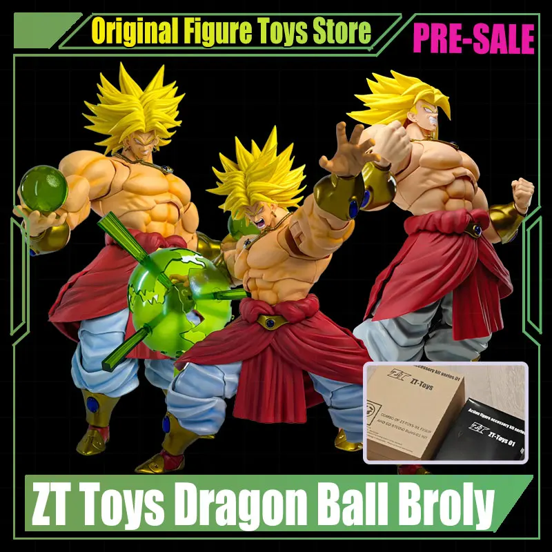 Próximamente en Envío: Figura de Acción ZT Studio ZT01 Broly de Dragon Ball Super Saiyan, Articulada, Modelo 02-03, Super Figura de Acción