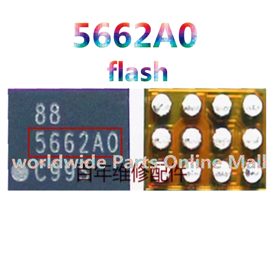 Puce de lampe de poche IC, pilote flash d'appareil photo, puce de lampe, contrôle de signal, 566A0, 12 broches, 56 alimentés, A0, iPhone XS MAX, Poly U4201, U4100, 5 pièces-30 pièces