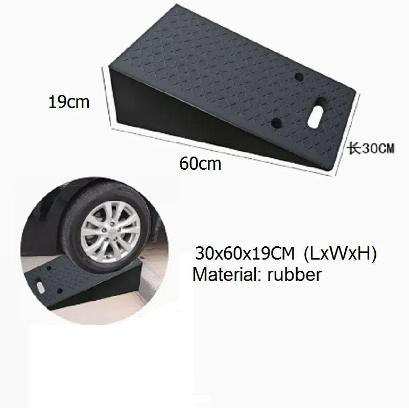 portable handhold Rubber Step pad ramp curb household car road threshold climbing triangle pad speed bump uphill slope  ladde