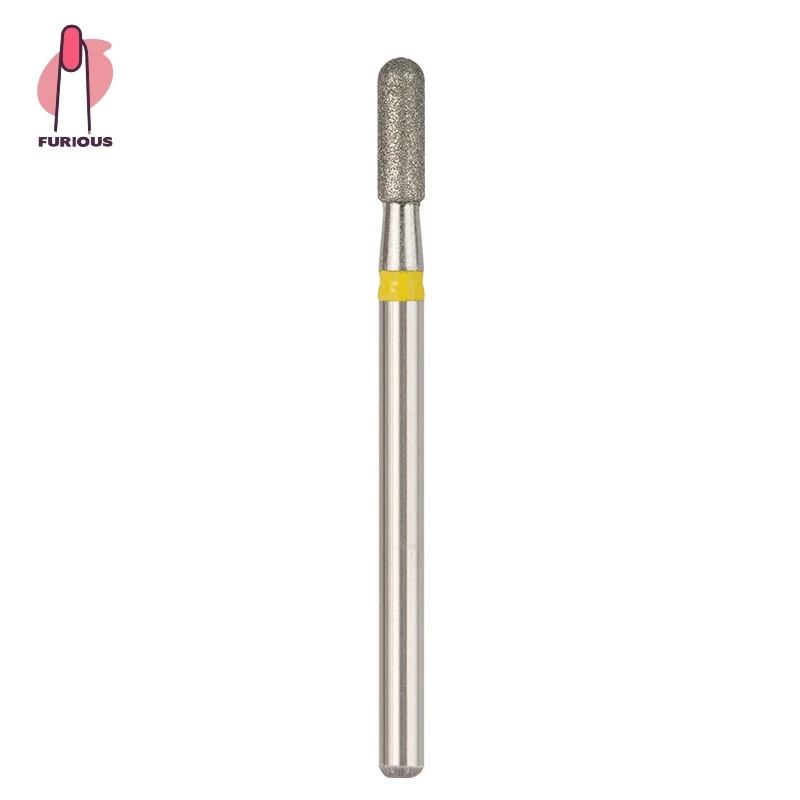 Rounded Top Barrel Diamond Nail Drill Bit Professional Safety Carbide Under Nail Cleaner for Cuticle Dead Skin Nail Prepare
