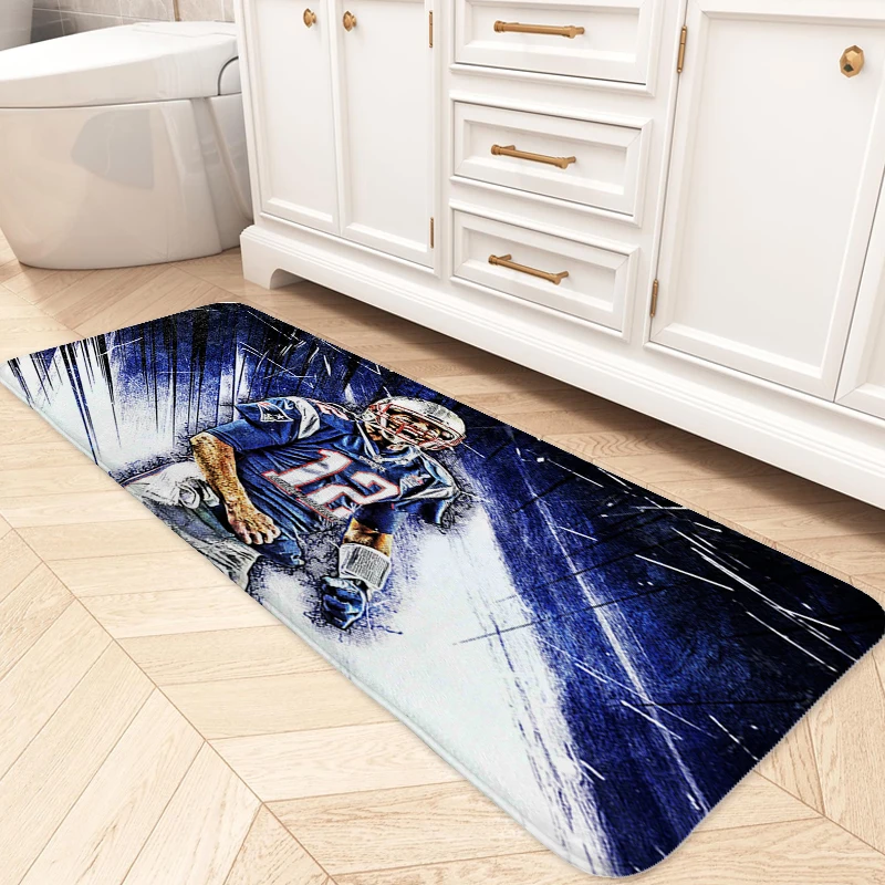 Floor Mats D-Englands D-Patriots Custom Doormat Entrance Door Corridor Carpet for Kitchen Waterproof Hallway Bathroom Rug