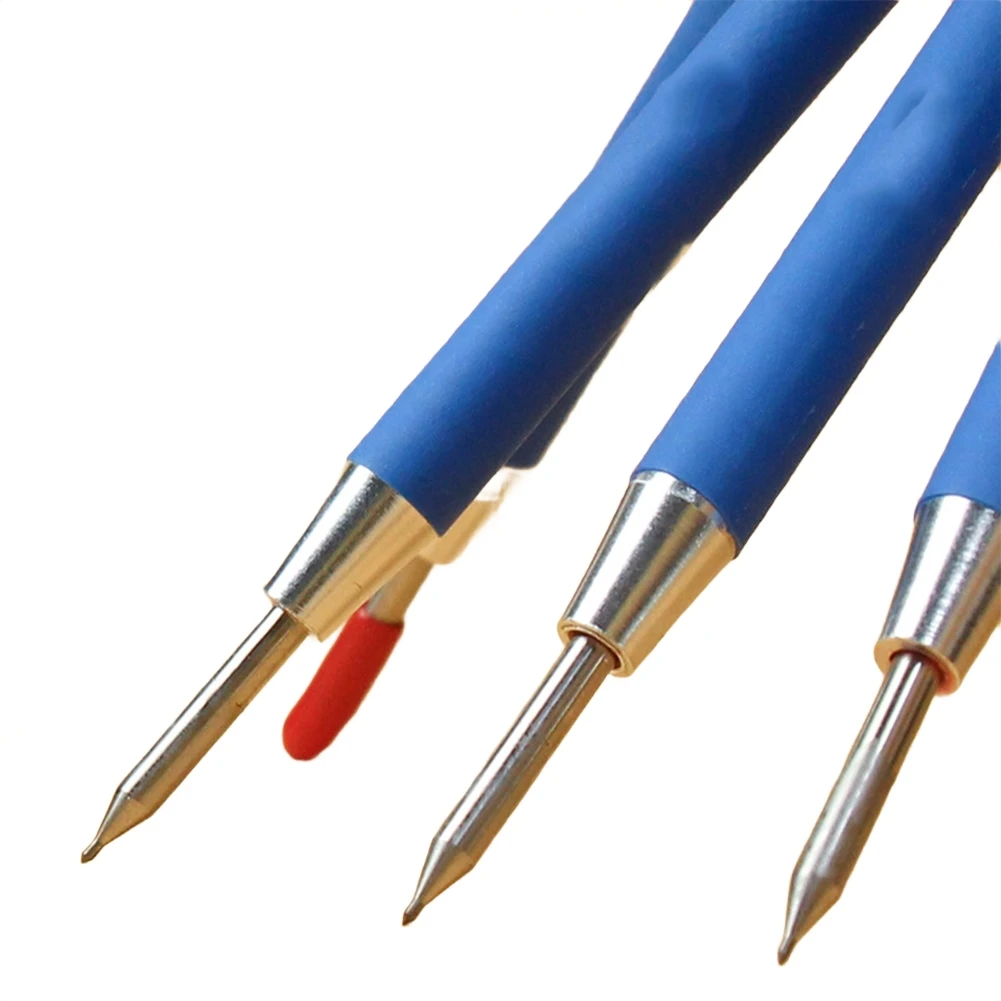 Carbide Alloy Scribe Pen Hard Metal Tip Marking Tool For Tile Glass Stone Wood Engraving Precision Line Drawing Hand Tool Blue