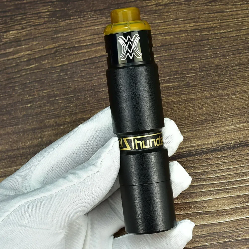 

WOLFCOOLVAPE rda Elthunder vape pen mechanical mod fit 18650 battery 316ss 24mm atomizer tank vape brass Mech Mod kit