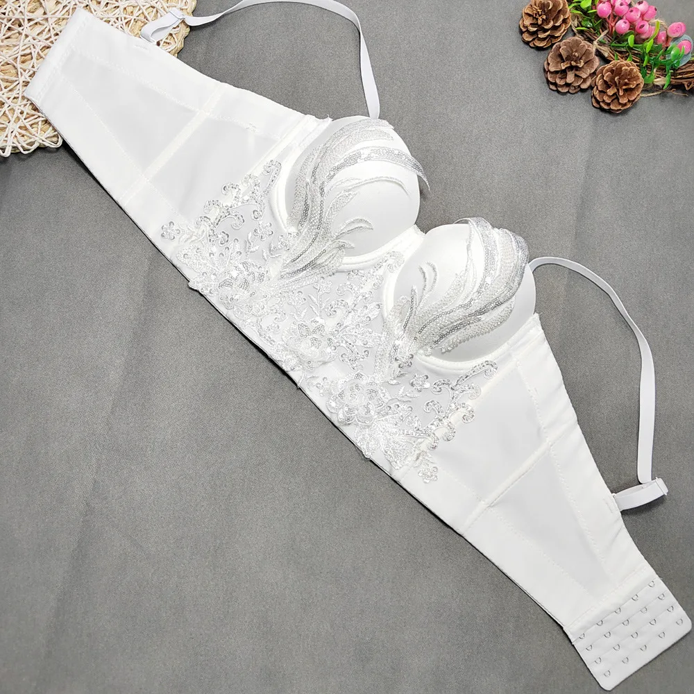 

Summer Cross-Border Embroidered Pearl Strap Vest Heavy-Du Fibone Top Women's Faion ort Sve Bal Splice