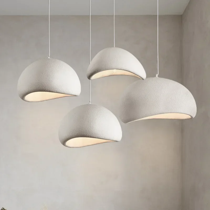 Minimalistische Wabi Sabi Led Hanglamp Voor Woonkamer Eetkamer Bar Home Decor Hangende Kroonluchter Slaapkamer Loft Art Verlichtingsarmatuur