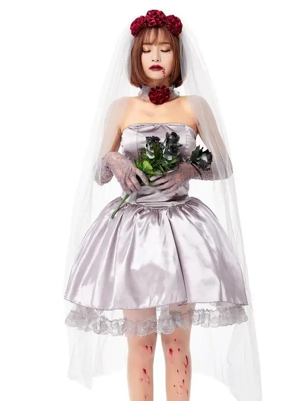 

Косплей Свадебный костюм Доктора Розы Призрака Хэллоуин для взрослых Трансформируемый костюм Fem Версия Без бренда Сценический костюм