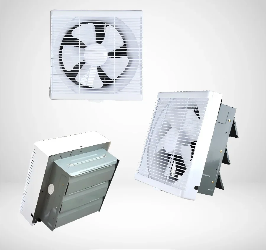 80W Plastic Solar Wall Mounted Exhaust Ventilation Fan with Solar Panel for Greenhouse/Room/Bathroom Hot Air Extractor Fan