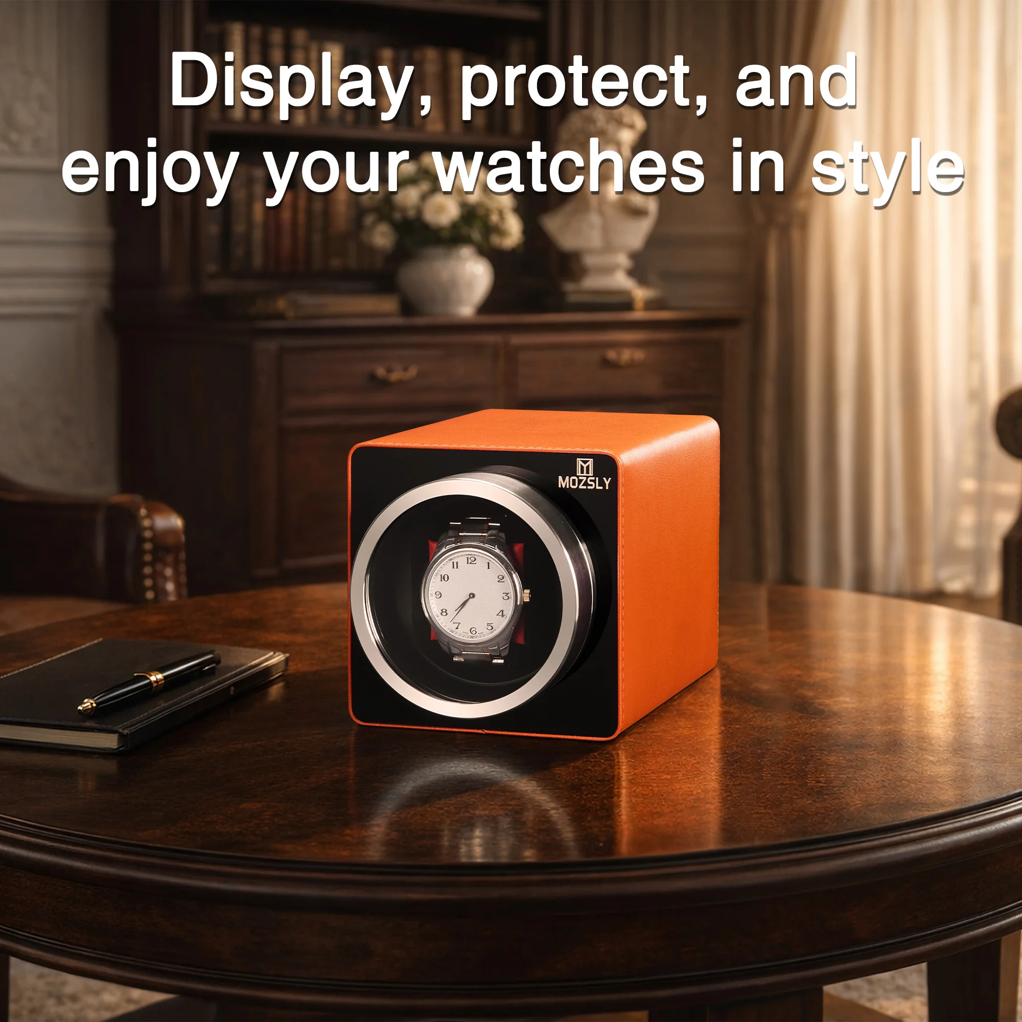 

Automatic rotating single head shaker, mechanical watch shaker, winding device, watch storage box, anti magnetic and silent