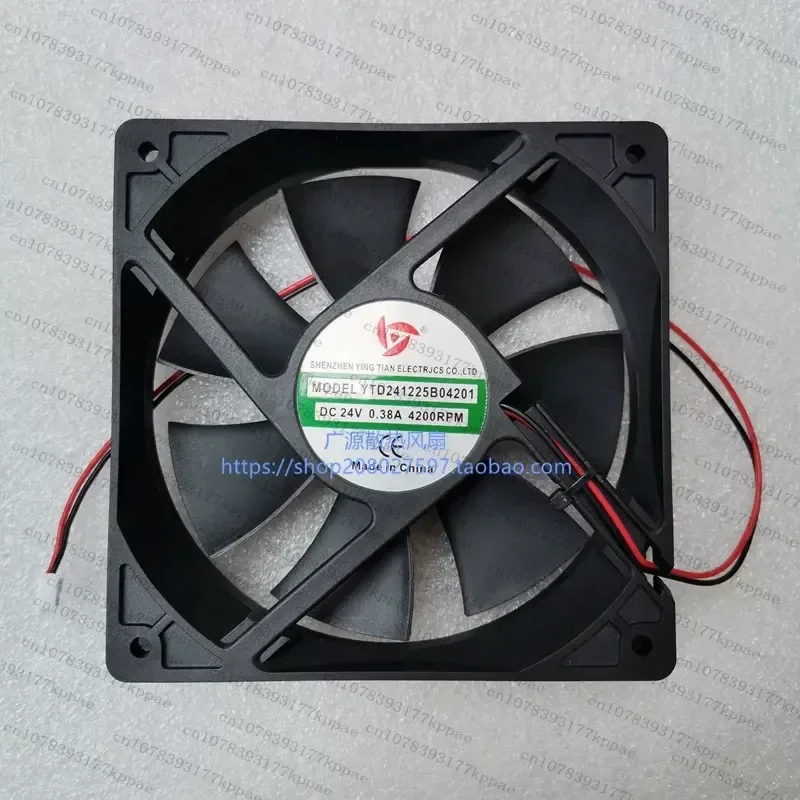 1pcs for Yingtian ytd241225b04201 DC 24V 0.38A 12cm Large Air Volume Inverter Welding Machine Fan