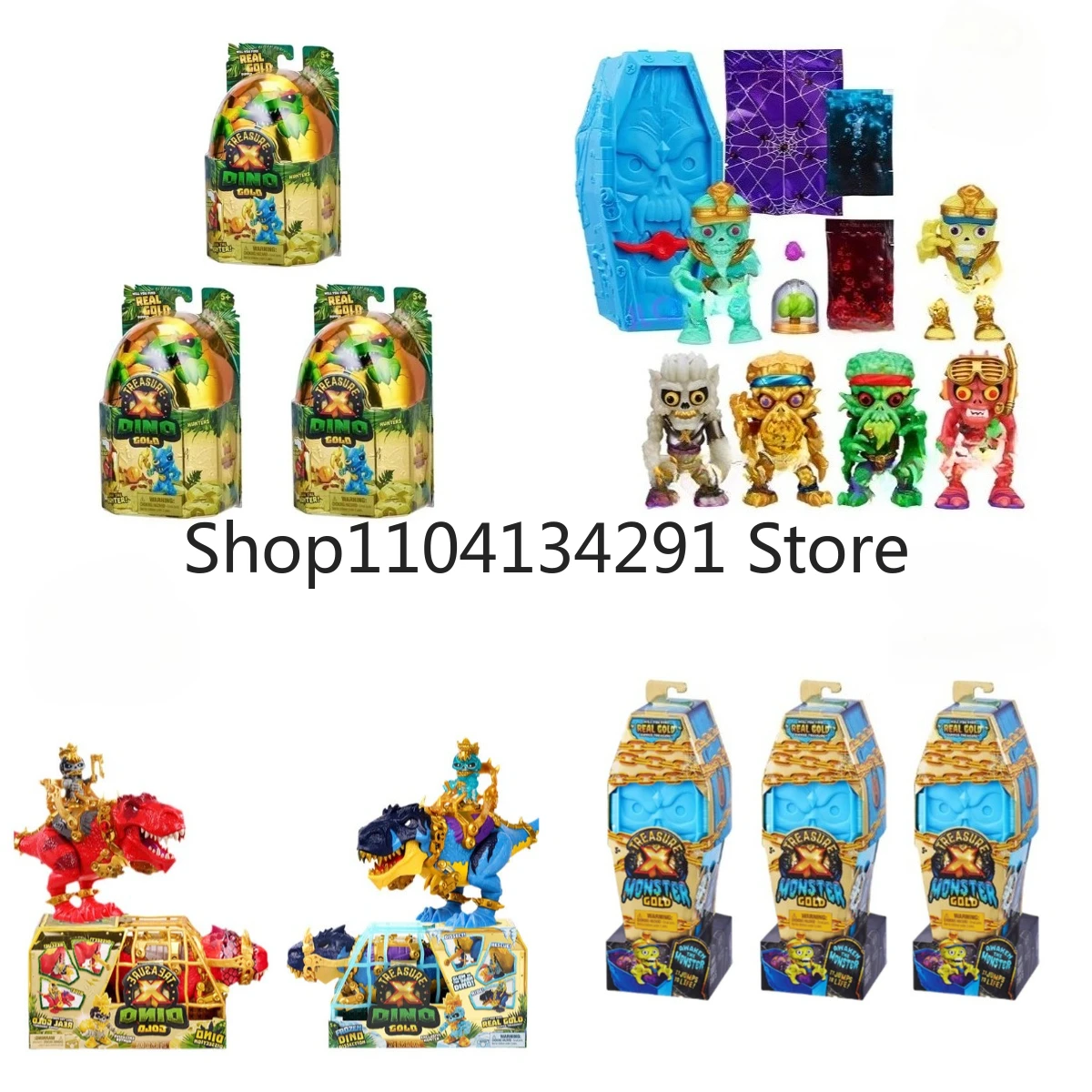 Originale Treasure X Treasure Avventuriero Alien Dissezione Caccia al tesoro Scavo Scatola cieca Figura Esplorazione Giocattolo Regalo da collezione