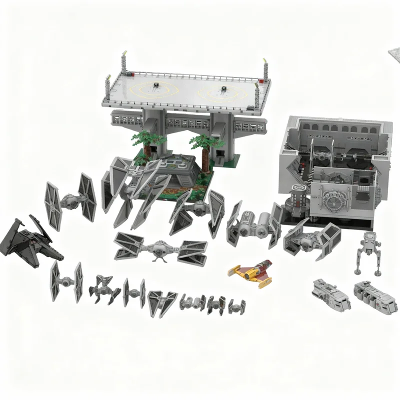 100832pcs MOC Star Battle UCS SW Empire Big Collection Imperial Fleet Model Festival Gift Building Blocks Construction Toy