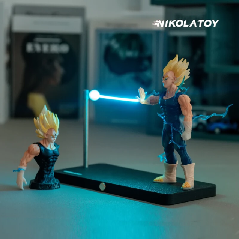 Animation Peripheral Derivatives Dragon Ball Z Magnetic Attraction Nightlight Vegeta Iv Saiyan Hand-Made Desktop Ornaments Toys