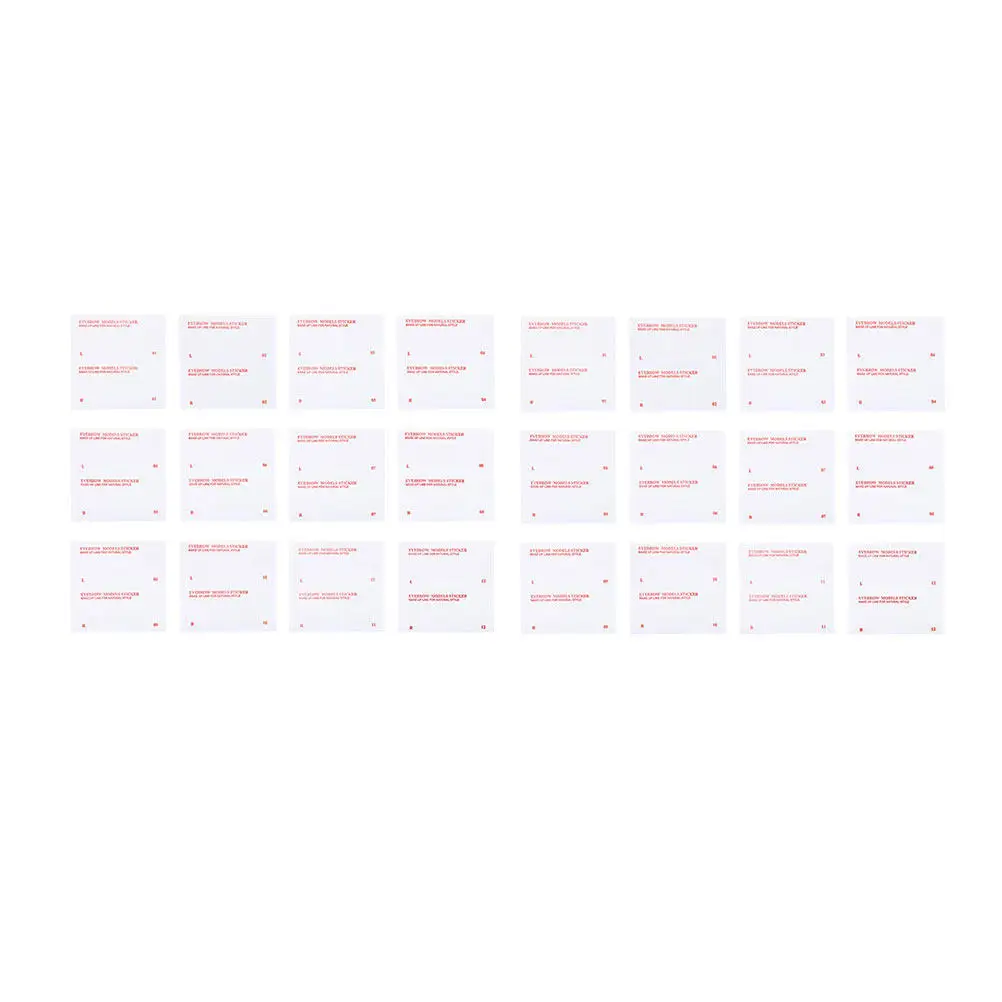 

96Pcs Eyebrow Stencils Disposable Eyebrow Template Makeup Tool for Women Professional Salon Use Makeup Tool Beauty Salon Supply
