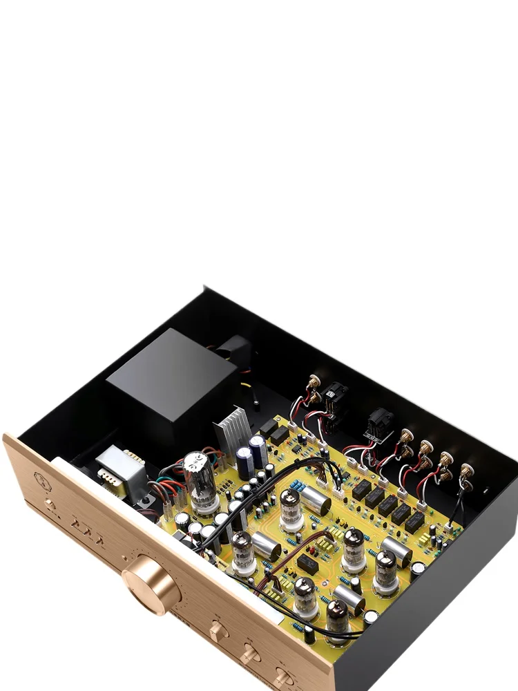 

Youtang MK9100 bile preamplifier HiFi fever grade high-end pure tube audio phono tone gain with remote control