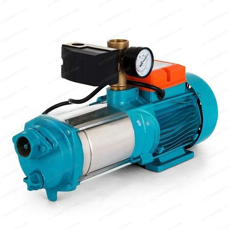 Stainless steel self-priming centrifugal pump, multi-stage clean water pump, tap water pipeline booster  automatic garden